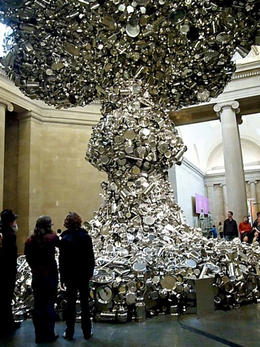 Subodh Gupta's Line of Control, 2008