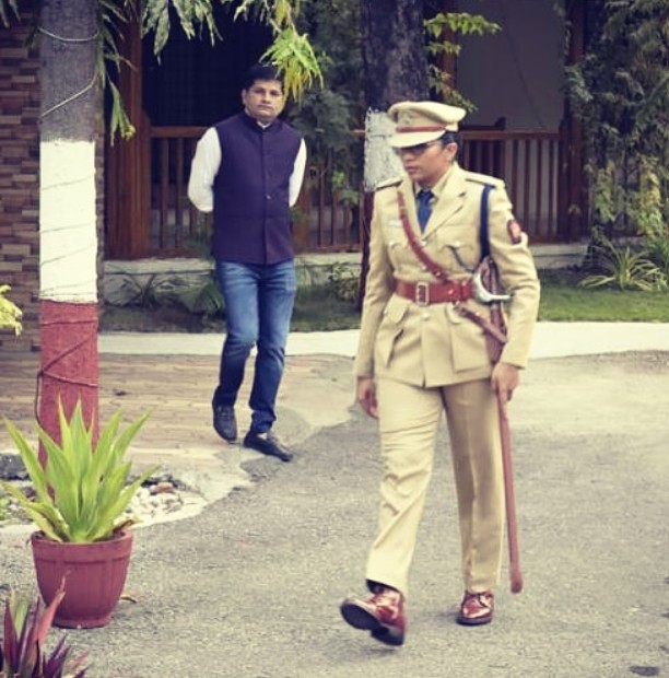Tejaswi Satpute on duty