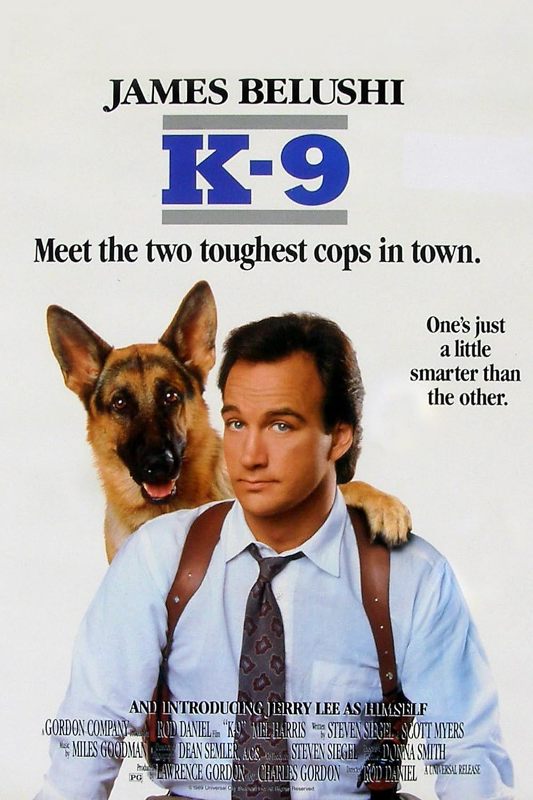 A poster of the film 'K-9' (1989)