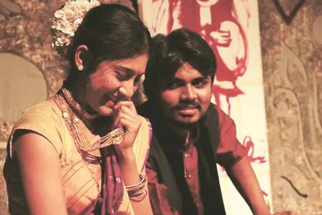 A still from the play 'Vitha'
