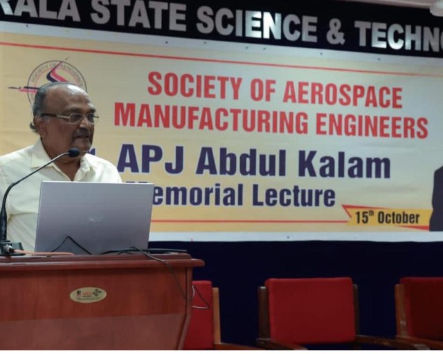 A. E. Muthunayagam while delivering a lecture