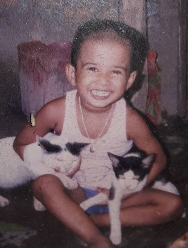 Childhood picture of Sayoni Chakraborty
