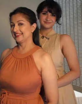 Gautami Tadimalla with her daughter