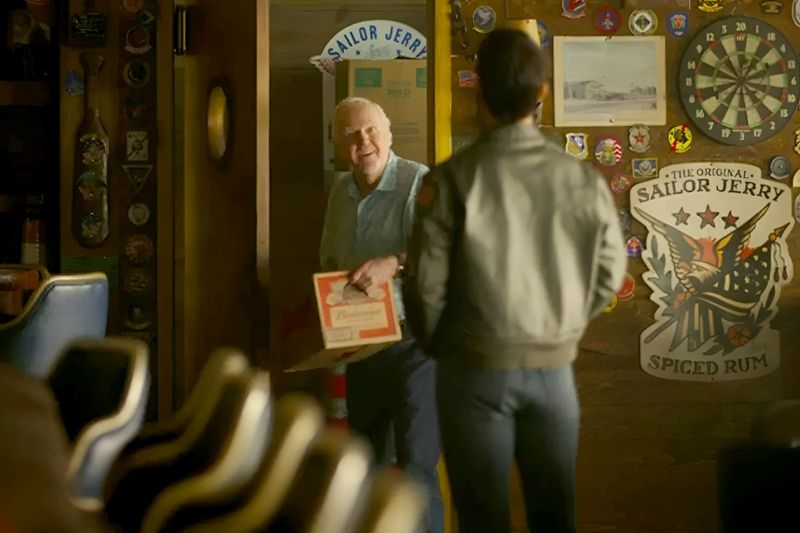 James Handy as 'Jimmy' in a still from the film 'Top Gun: Maverick' (2022)