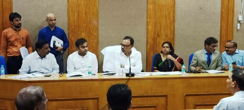 Ketan Mohitkar (second from the left) during a meeting