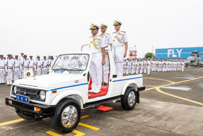 Krishna Swaminathan during his tenure as a commanding officer