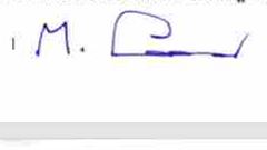 Leema Martin's signature