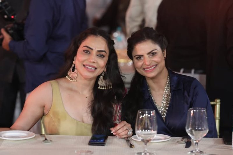 Nikita Rawal with her sister, Aastha Rawal