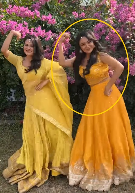 Sanchita Ugale while dancing