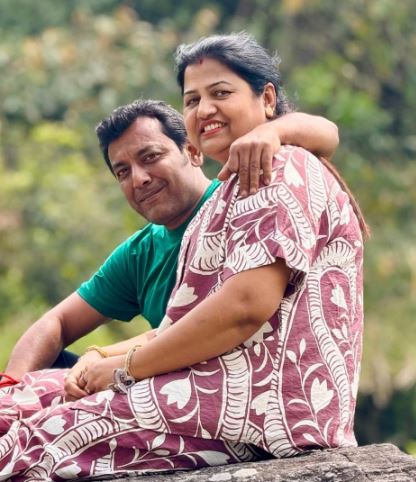 Sayoni Chakraborty's parents
