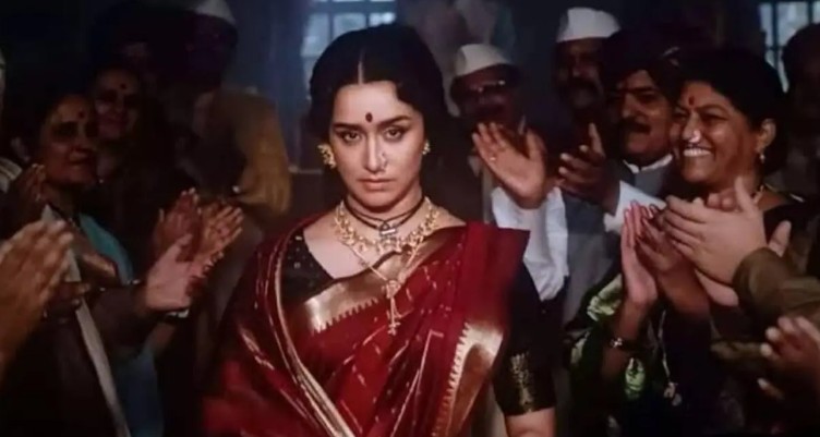 Shraddha Kapoor while playing Vithabai Narayangaonkar in the film Eetha
