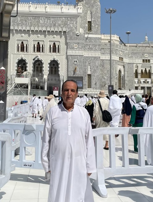Syed Amin Tabish at Grand Mosque (Masjid Al Harram), Makka in April 2026