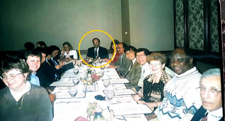 Syed Amin Tabish while representing India at World Health Forum held at Dallas, Texas, USA, in 1998