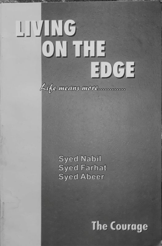 A cover of the book 'Living on the Edge'