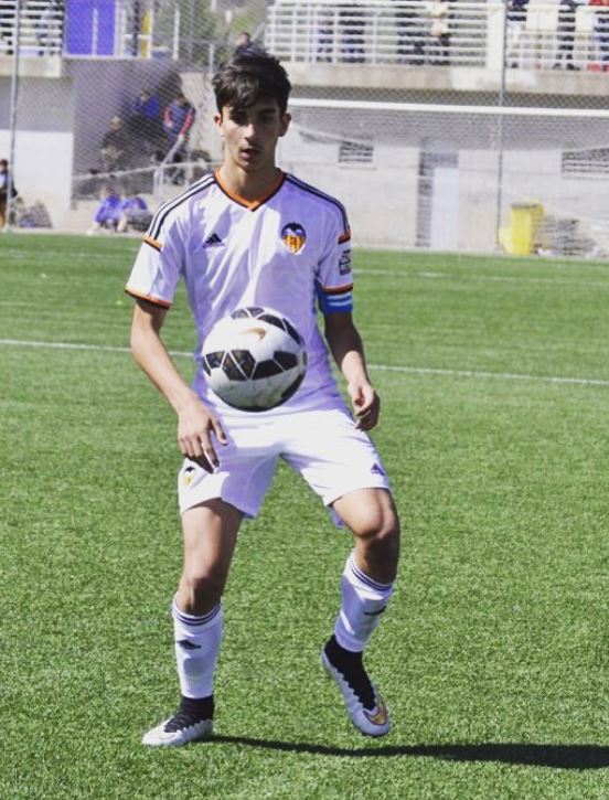 A teenage picture of Ferran Torres