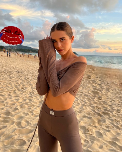 Angela Nikolau during a trip to Hong Kong