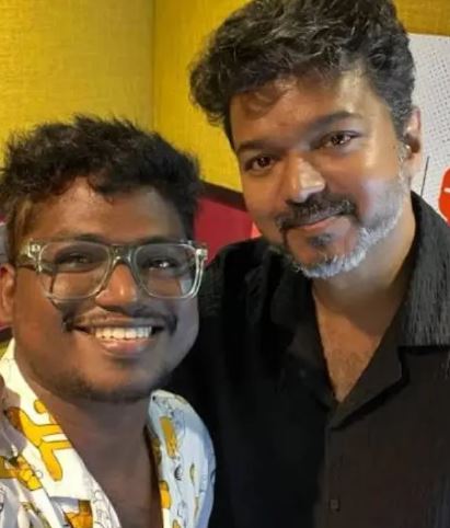 Arivu with Tamil Nadu Chief Minister, Vijay