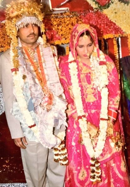 Barkha Trehan's marriage photo