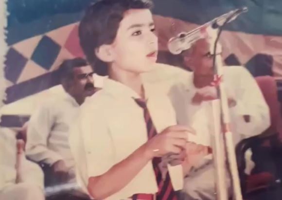 Childhood picture of Sonia Sehrawat