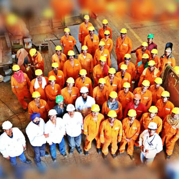 DAS Offshore crew at a workshop in Navi Mumbai