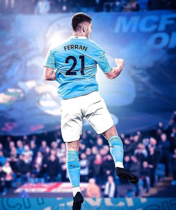 Ferran Torres, when he joined Manchester City