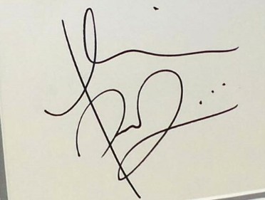 Himesh Patel's Autograph