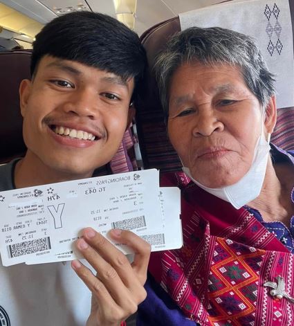 Hlun Solo and his grandmother