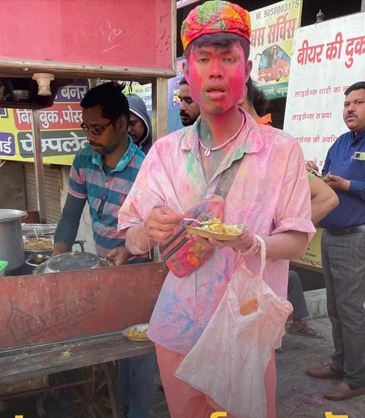 Hlun Solo during a trip to India