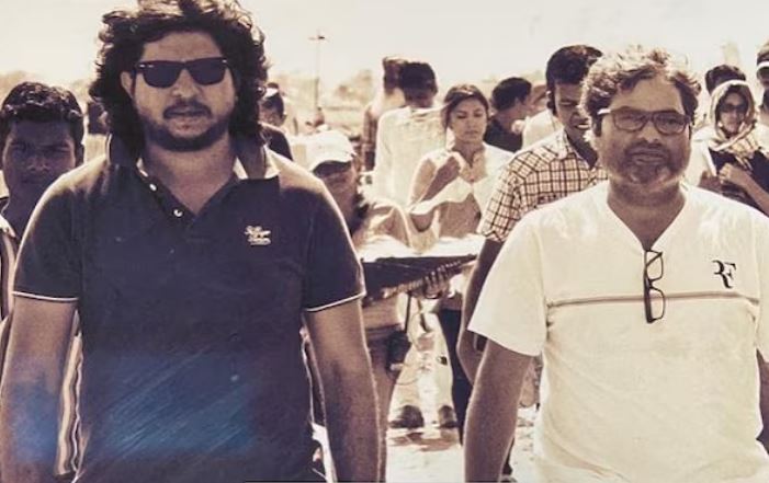 Honey Trehan (left) with Vishal Bhardwaj (right)