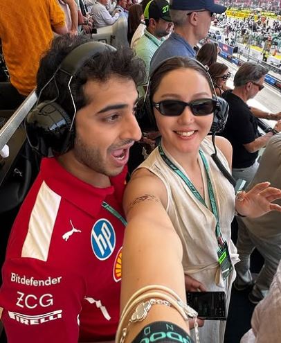 Hyein Kim with Siddharth Ghattamaneni