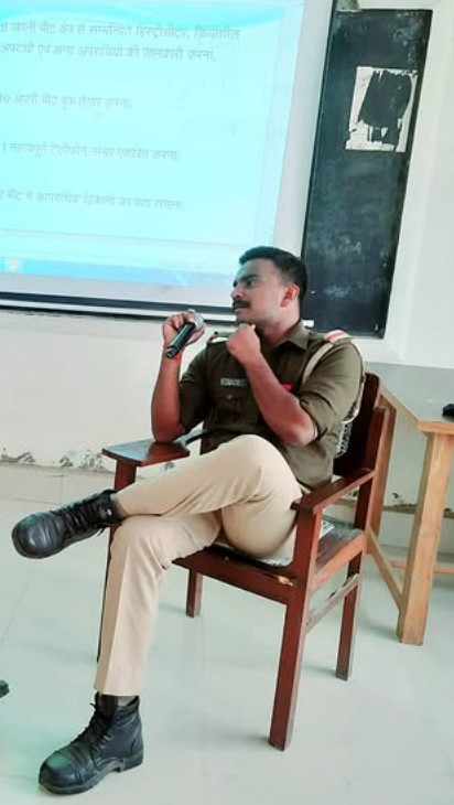 Kapil Dinkar while on police duty