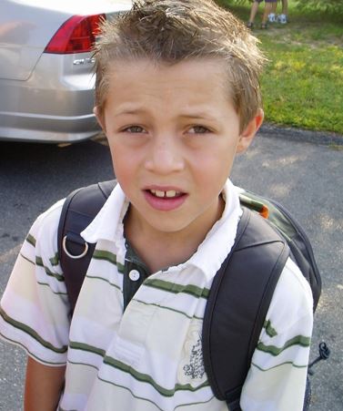 Myles Mantzaris during his school days