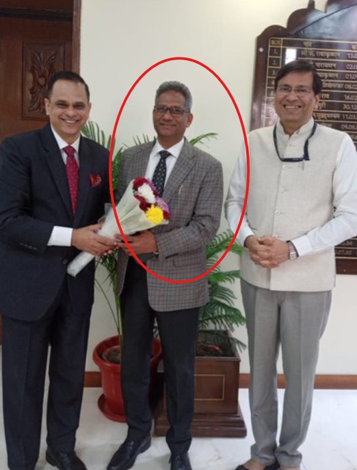 Naresh Pal Gangwar after being appointed as the Secretary of the Department of Animal Husbandry and Dairying (DAHD)