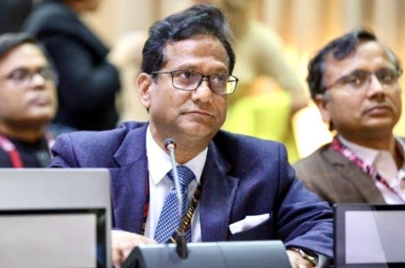 Naresh Pal Gangwar during a conference