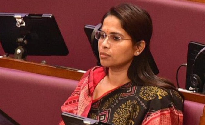 Pooja Pal in the legislative assembly