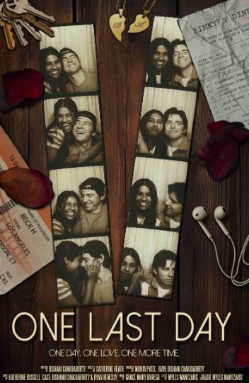 Poster of Myles Mantzaris' short film, One Last Day