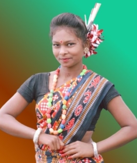 Sonia Behera while rehearsing for a theatre play