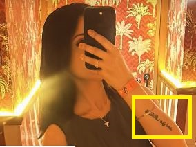 Vinnie Takair's right forearm tattoo