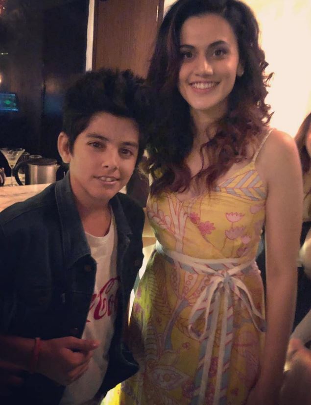 Yudhvir Ahlawat with Taapsee Pannu