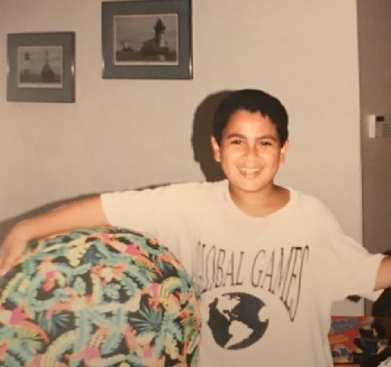 A childhood picture of Abdul El-Sayed