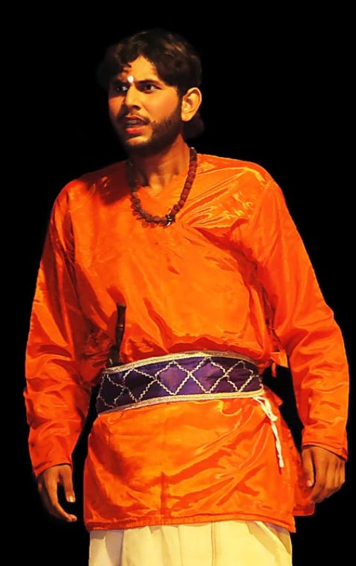 Amartya Bhattacharyya as 'Jaysingha' in Rabindranath Tagore's play 'Bisarjan'