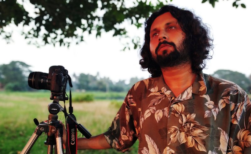 Amartya Bhattacharyya with camera