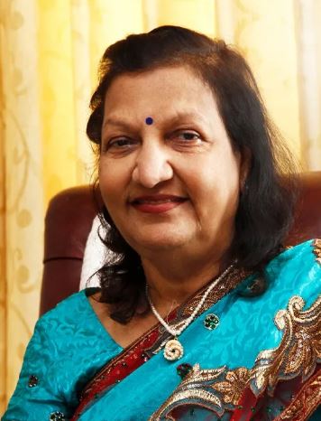 D. Y. Patil's wife Pushpalata D. Patil