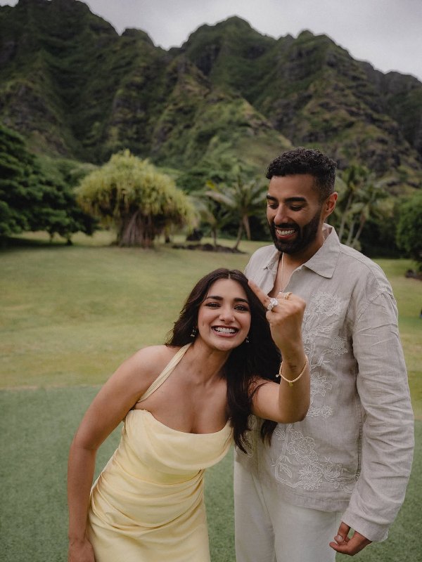 Jiya Shankar after getting engaged to Kaaran Dhanak