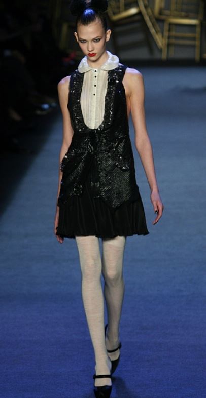 Karlie Kloss in her early modelling days