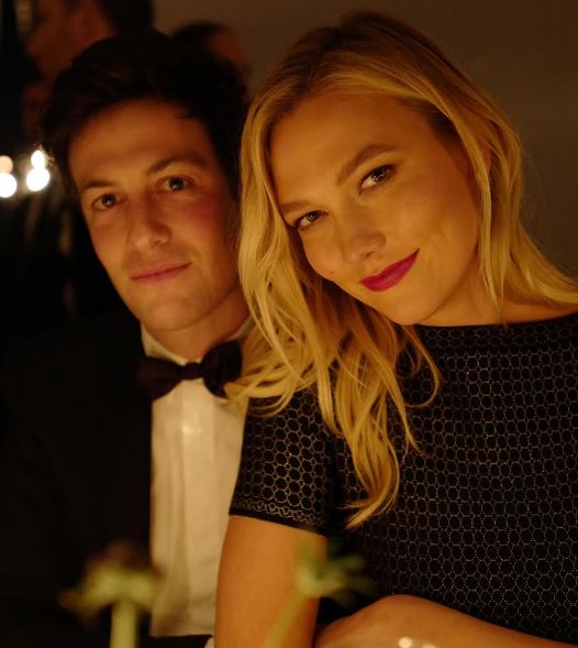Karlie Kloss with her husband