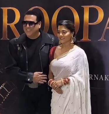 Komal Rani Swarnkar with Govinda