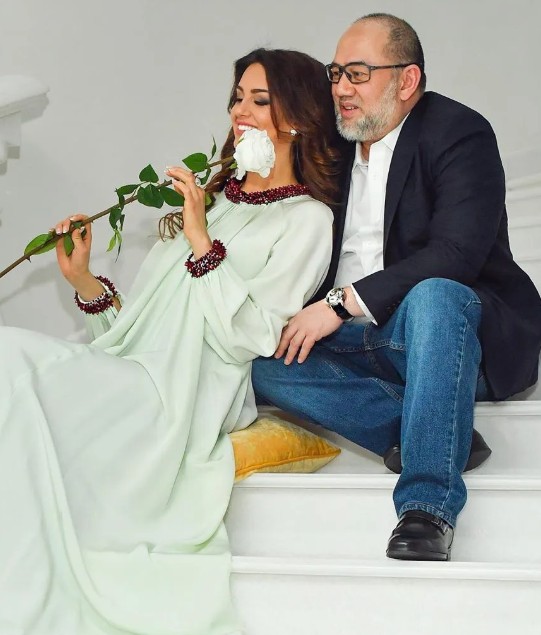 Oksana Voevodina posted this romantic picture with a caption about her husband