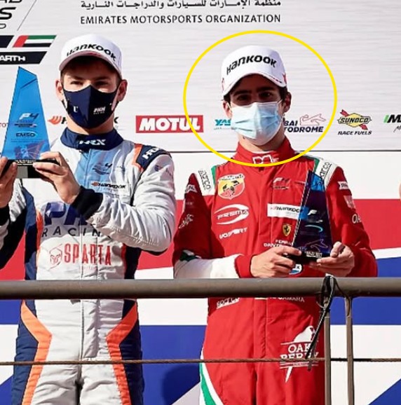 Rafael Câmara during the F4 UAE Championships in 2022