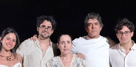 Rafael Câmara with his family